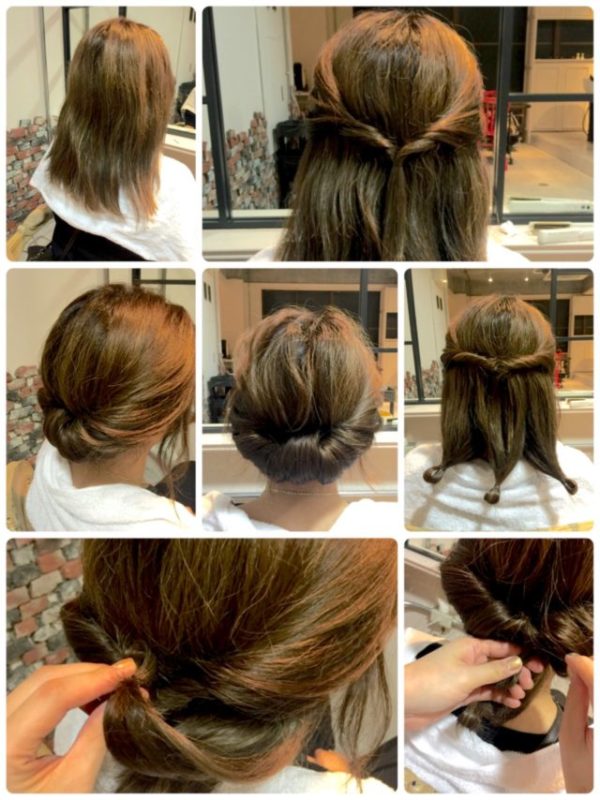 入学式の髪型でママは簡単にくるりんぱ 絶対に真似したいセット方法 Geinou Blog