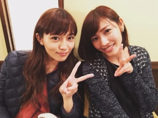 川口春奈と立石晴香のツーショット